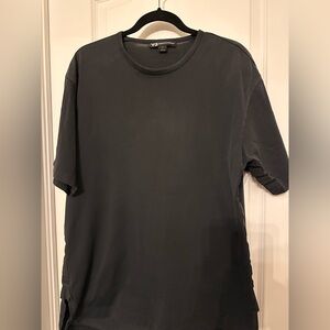 Y-3 Charcoal Short Sleeve Tee